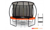 Батут GLOBAL 10 футов с внутренней сеткой и лестницей Батут GLOBAL 10 футов с внутренней сеткой и лестницей
